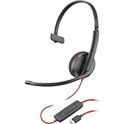 POLY Blackwire 3210 Slušalice Žičano Obruč za glavu Pozivi/glazba USB Tip-C Crno