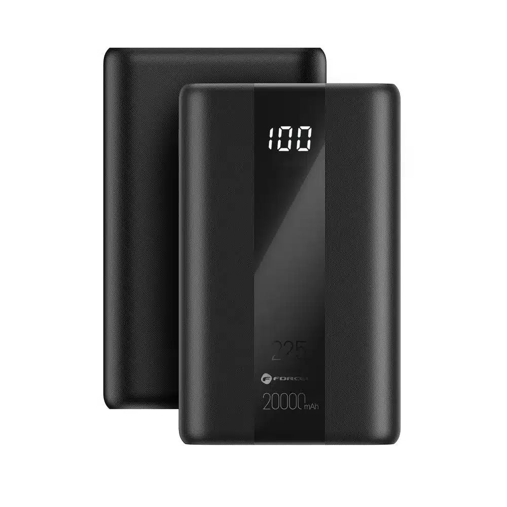 Powerbank Forcell F-Energy Energo P20K2 QC3.0 PD 3A 22.5W 20000 mAh črn
