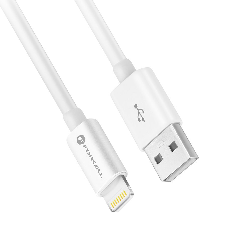 FORCELL kabel USB A na Lightning 8-pinski MFi 2.4A/5V 12W C703 1m bel