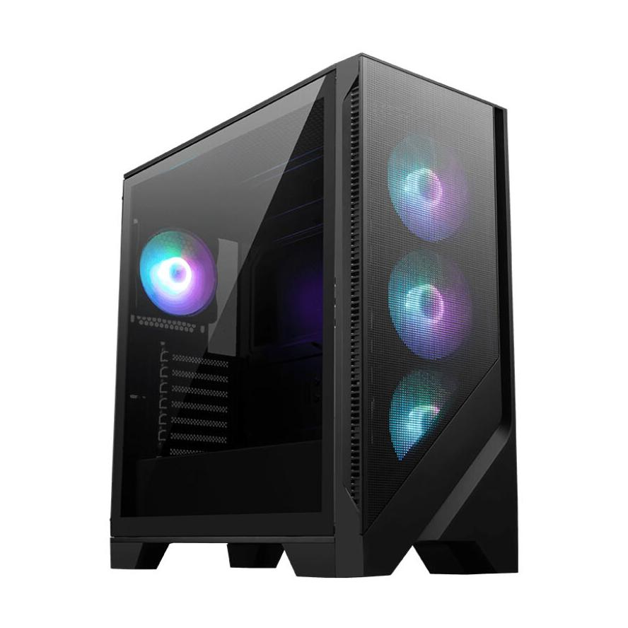 MSI MAG FORGE 320R AIRFLOW računalno kućište Mikro toranj/Tower Crno, Prozirno