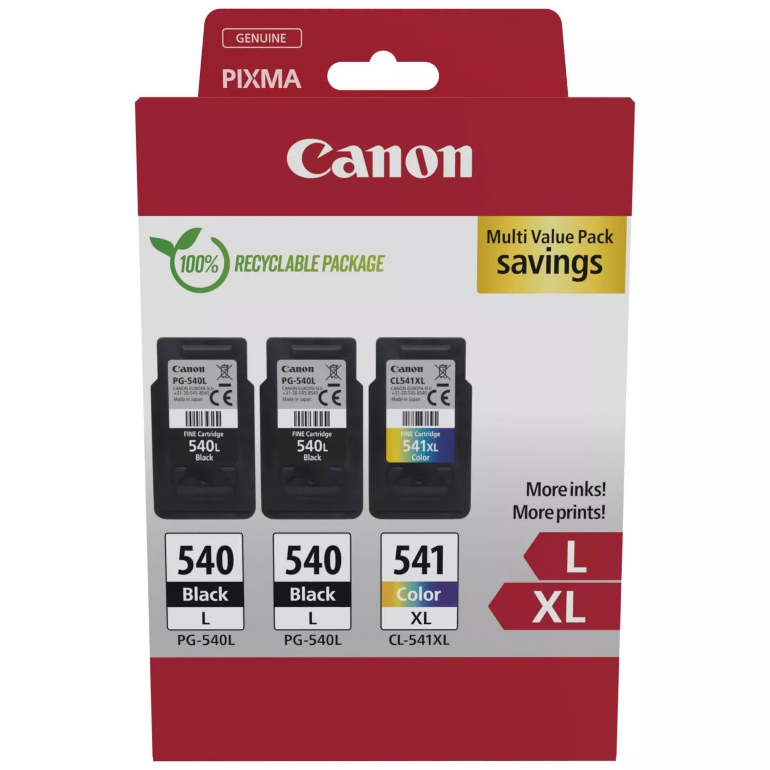 Canon 5224B017 spremnik s tintom 2 kom Original Crno, Plavo, Magenta, Žuto