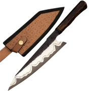 Damaskasti kuhinjski nož AM-38755 - Chef / Smeđa KP38755