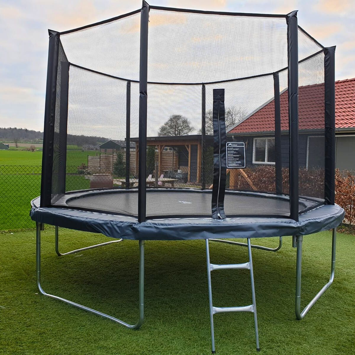 Akrobat Orbit trampolin – obiteljski trampolin za dvorište 305-cm-antracit