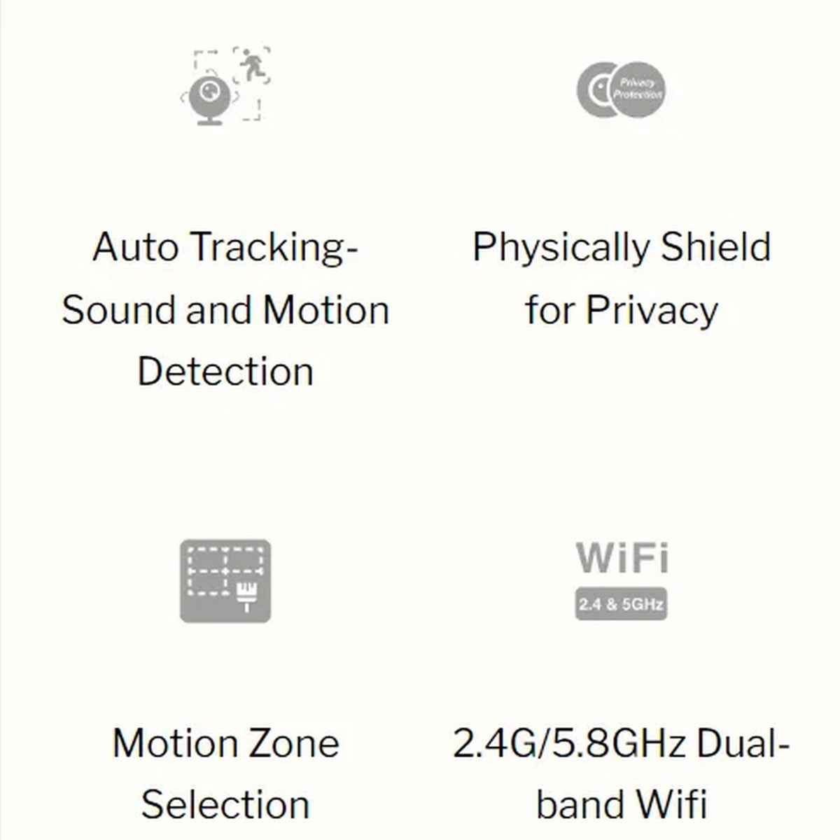 ARENTI P2F 5MP WIFI unutarnja kamera za pomicanje/naginjanje
