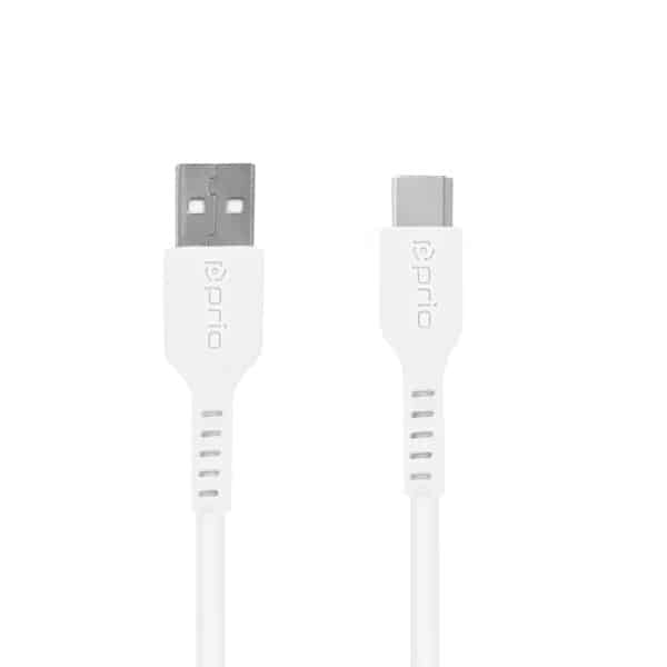 Prio High-Speed Charge & Sync USB C na USB A kabel 3A 0,25 m bijeli