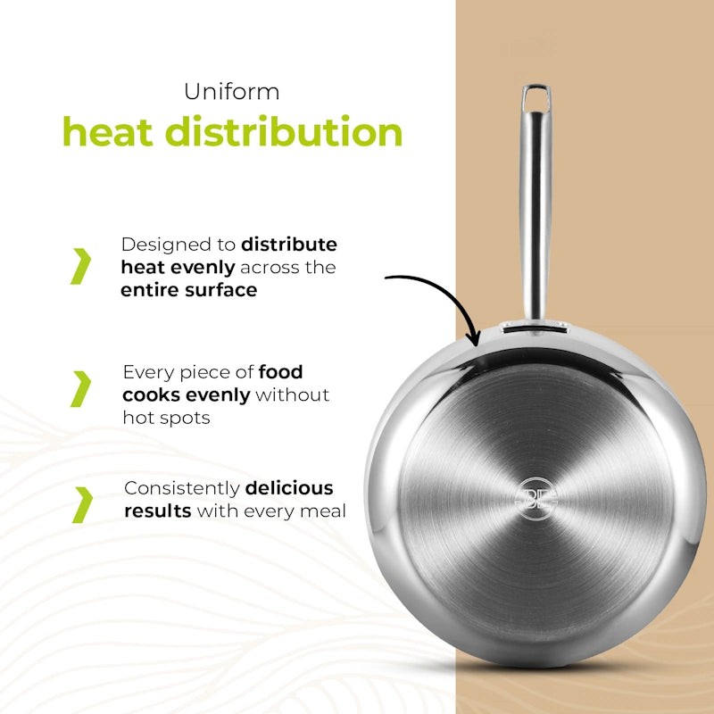 BE Living Tava Stainless Steel 26 cm nehrđajući čelik
