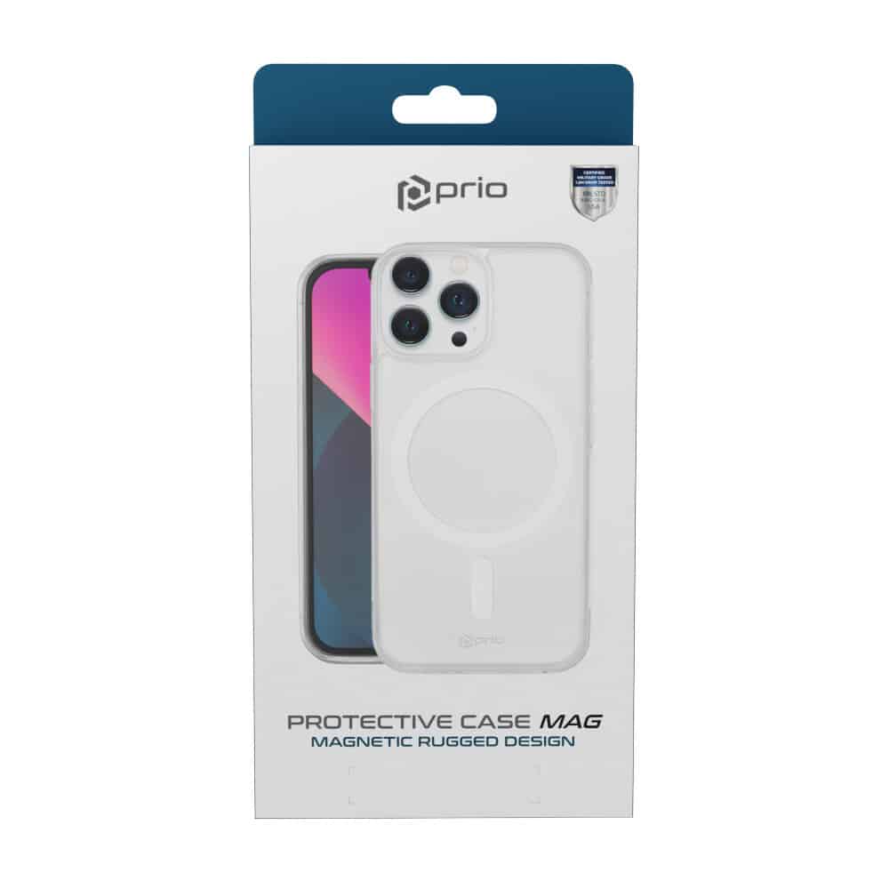 Prio zaščitna maska Mag za iPhone 14 Pro Max, prozorna