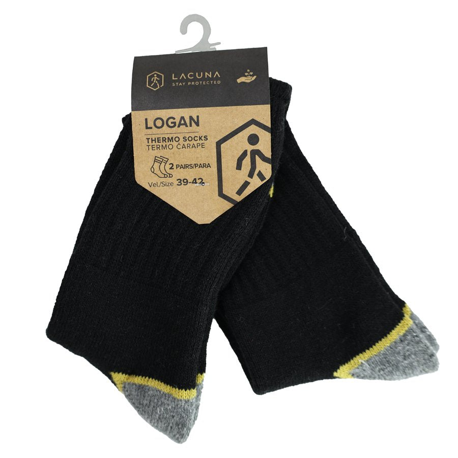 Čarape LOGAN crne
