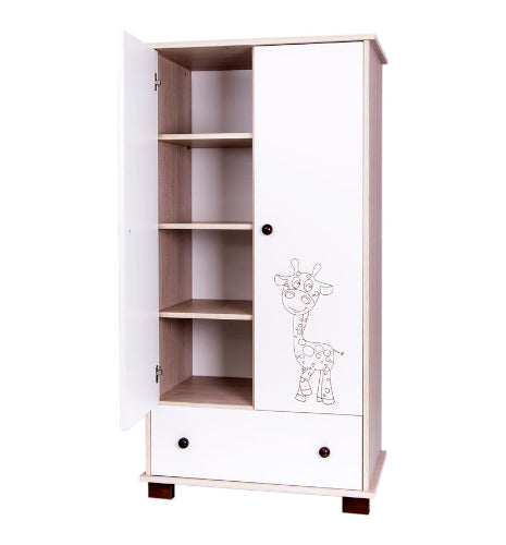Drewex ormar Žirafica oak santana/white