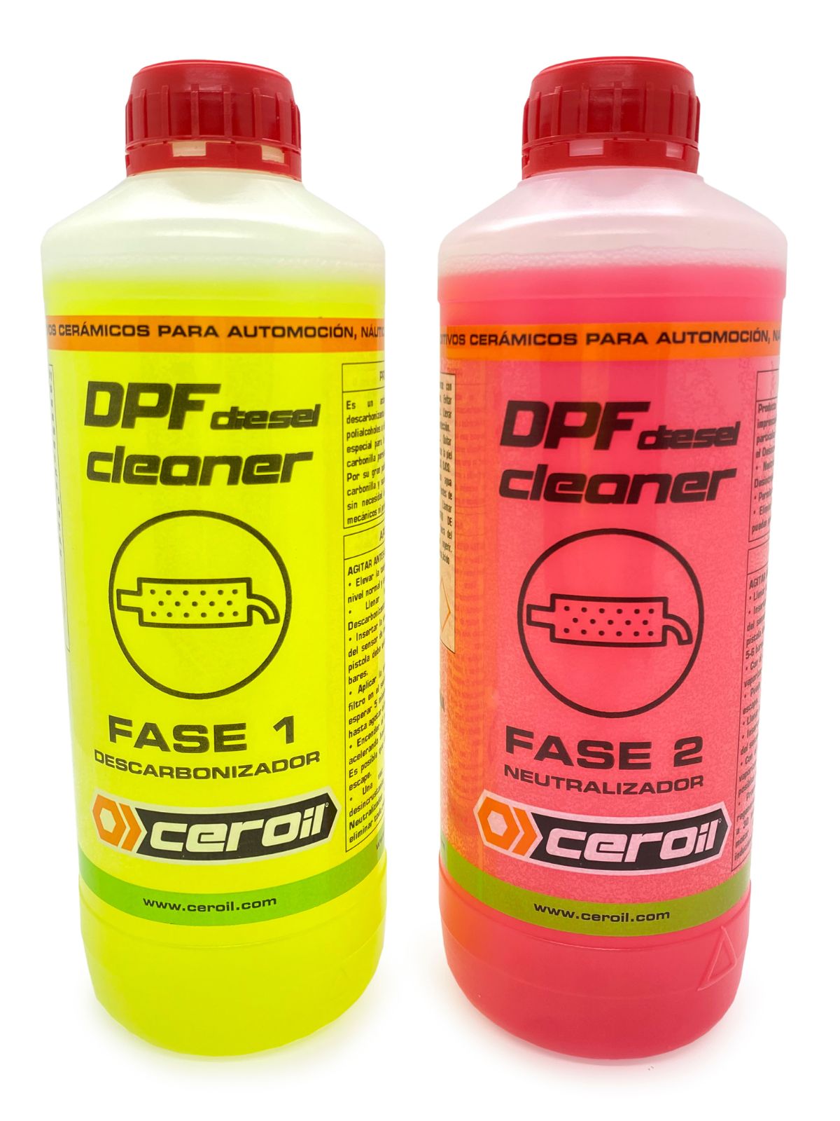 Komplet za čiščenje filtra sajastih delcev v 2 fazah (DPF/FAP)- 1L+1L