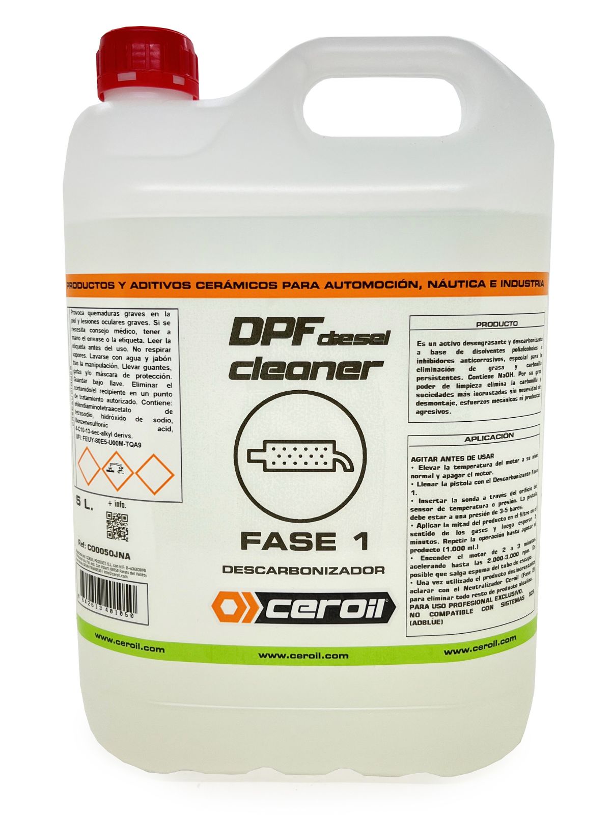 Komplet za čiščenje filtra sajastih delcev v 2 fazah (DPF/FAP)- 5L+5L