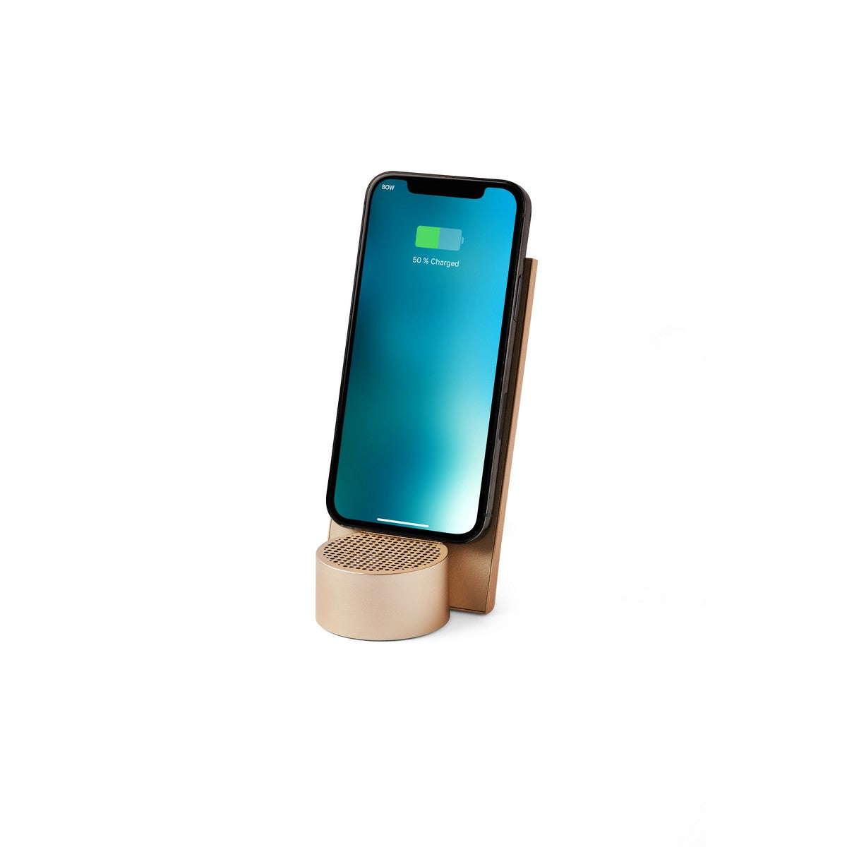 Lexon CITY ENERGY PRO Wireless Punjač 10W Qi + 3W Bluetooth Zvučnik Zlatni