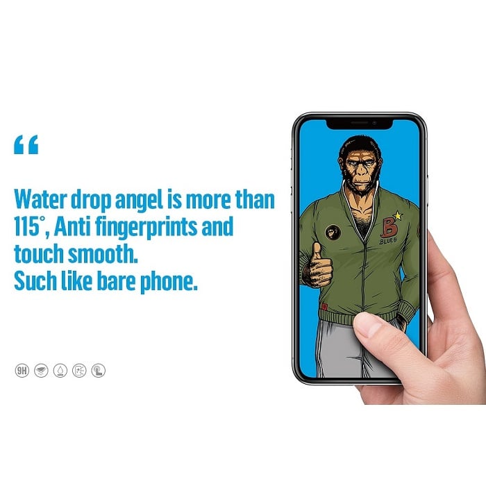 5D kaljeno steklo Mr. Monkey Glass za Apple iPhone 16 / iPhone 15 (Strong HD)