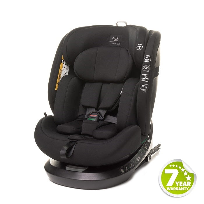 4BABY autosjedalica Roto-fix black