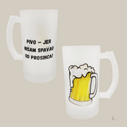 Personalizirani pivski vrči – Edinstveno darilo za rojstni dan, fantovščino, obletnico ....