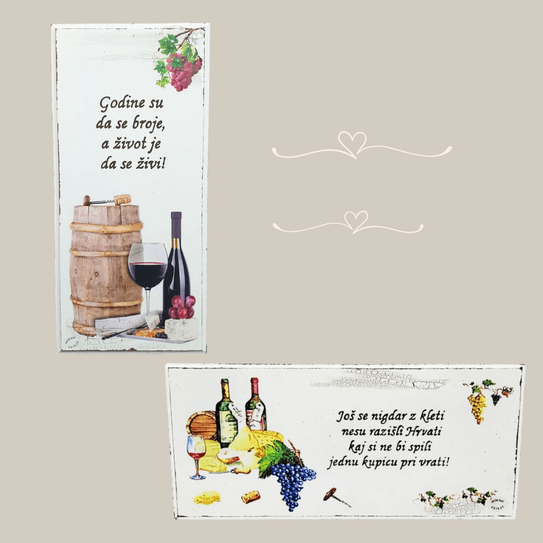 Vnesite čarobnost vinogradov v svoj dom! Darilo za prijatelje