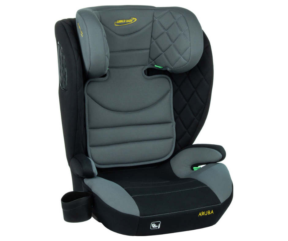 Autosjedalica ARUBA i-SIZE 100-150cm FWF R129 ISOFIX – crno/siva