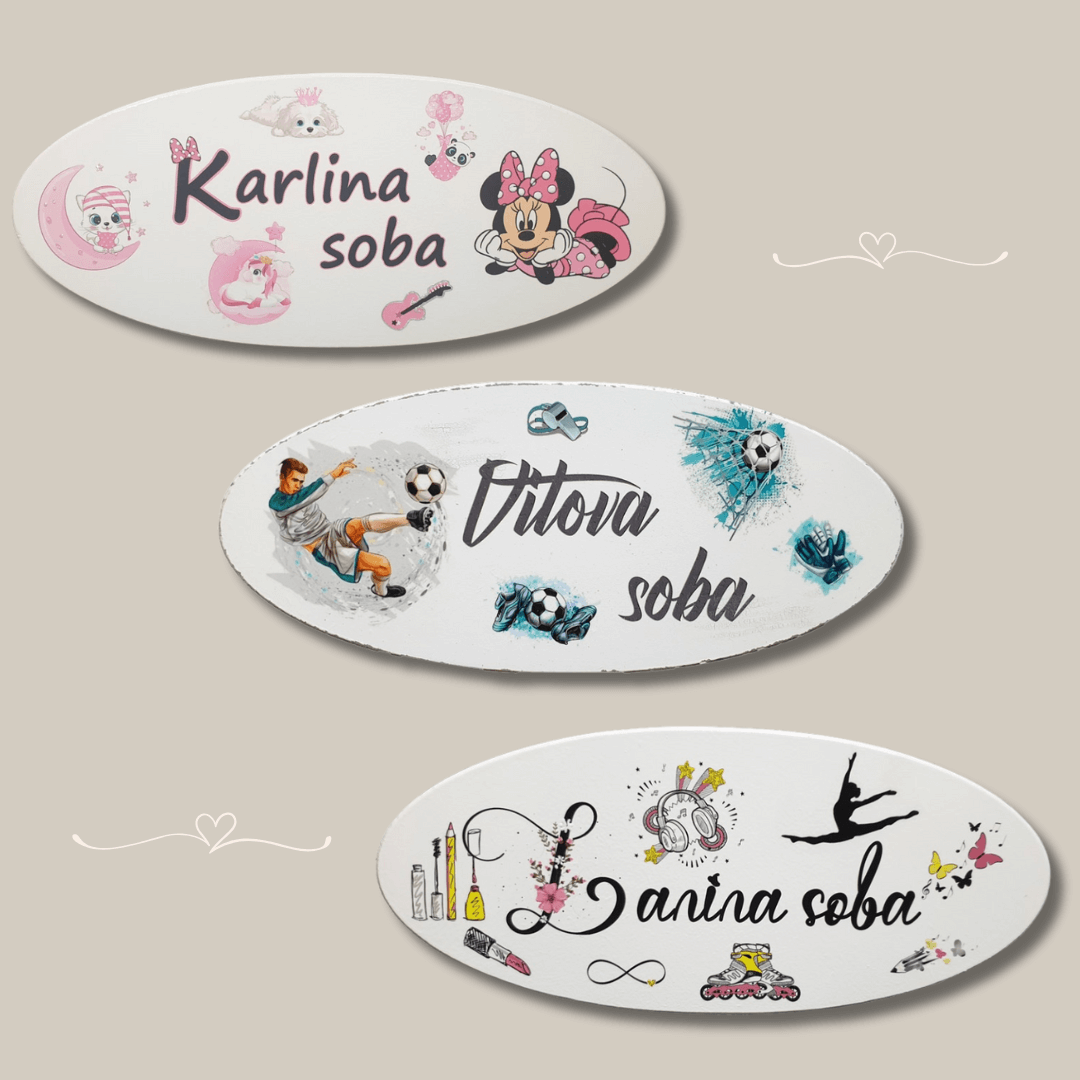 Personalizirani napisi za otroško sobo