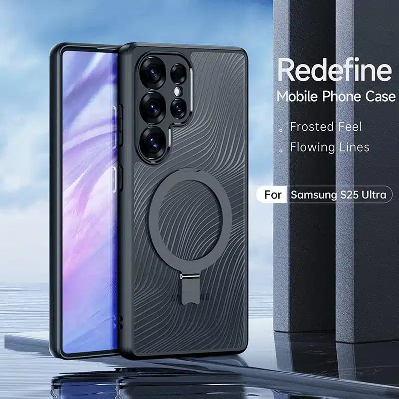 DUX DUCIS AIMO MAG MagSafe združljiv ovitek za Samsung Galaxy S25 Ultra črn