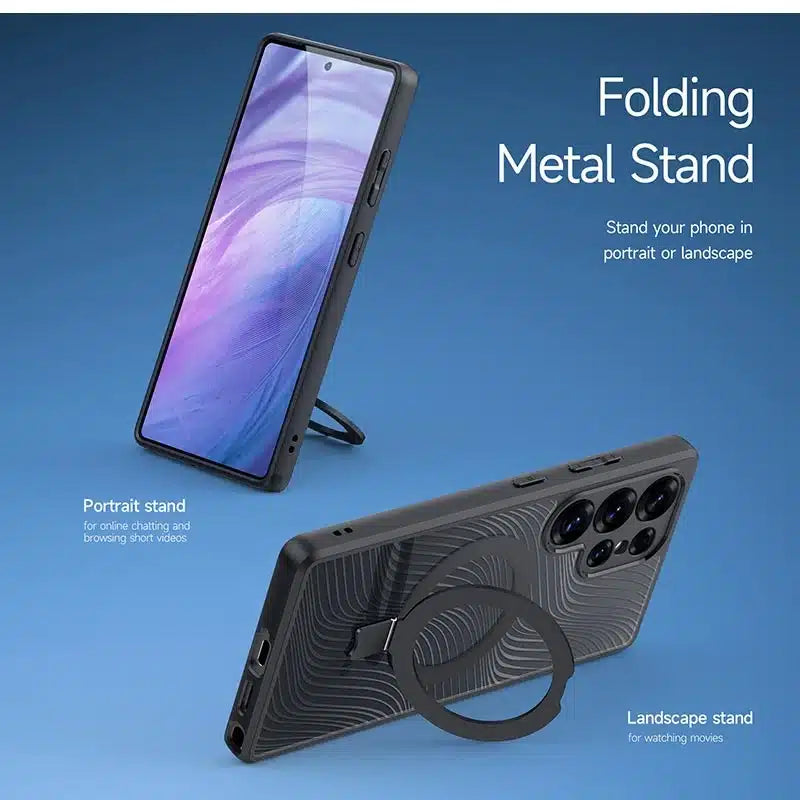 DUX DUCIS AIMO MAG MagSafe združljiv ovitek za Samsung Galaxy S25 Ultra črn