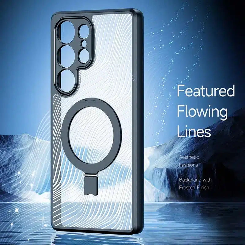 DUX DUCIS AIMO MAG MagSafe združljiv ovitek za Samsung Galaxy S25 Ultra črn