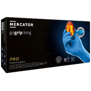 Jednokratne rukavice MERCATOR GOGRIP LONG plave bez pudera