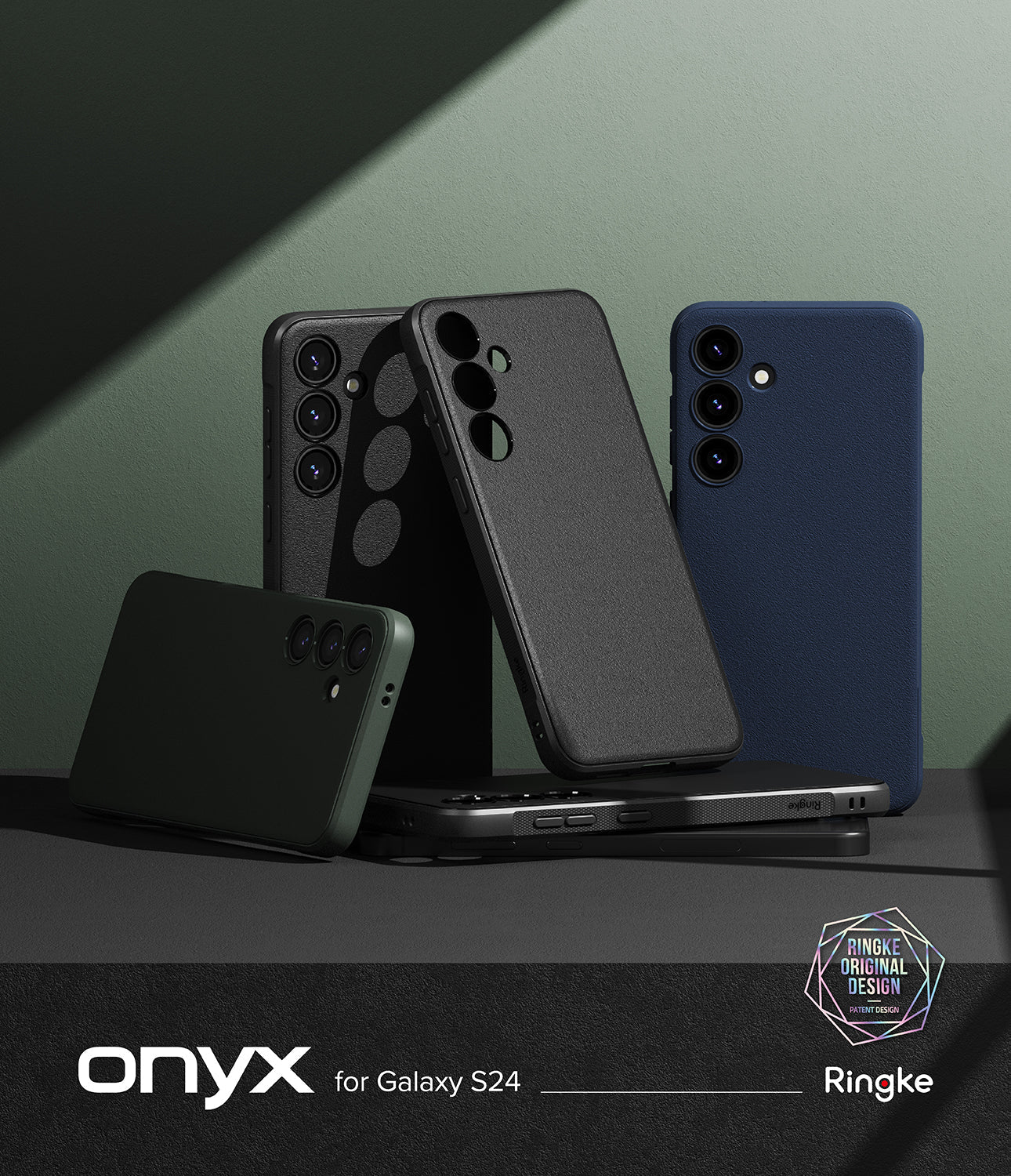 Ringke Onyx ovitek za Samsung Galaxy S24 Plus – temno zelena