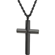 Ogrlica PU-38414 Cross - Crna KP38414