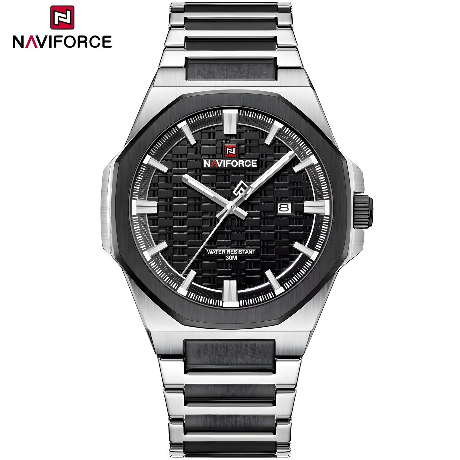 Sat NAVIFORCE ST-38662 - Crna / Srebrna KP38662