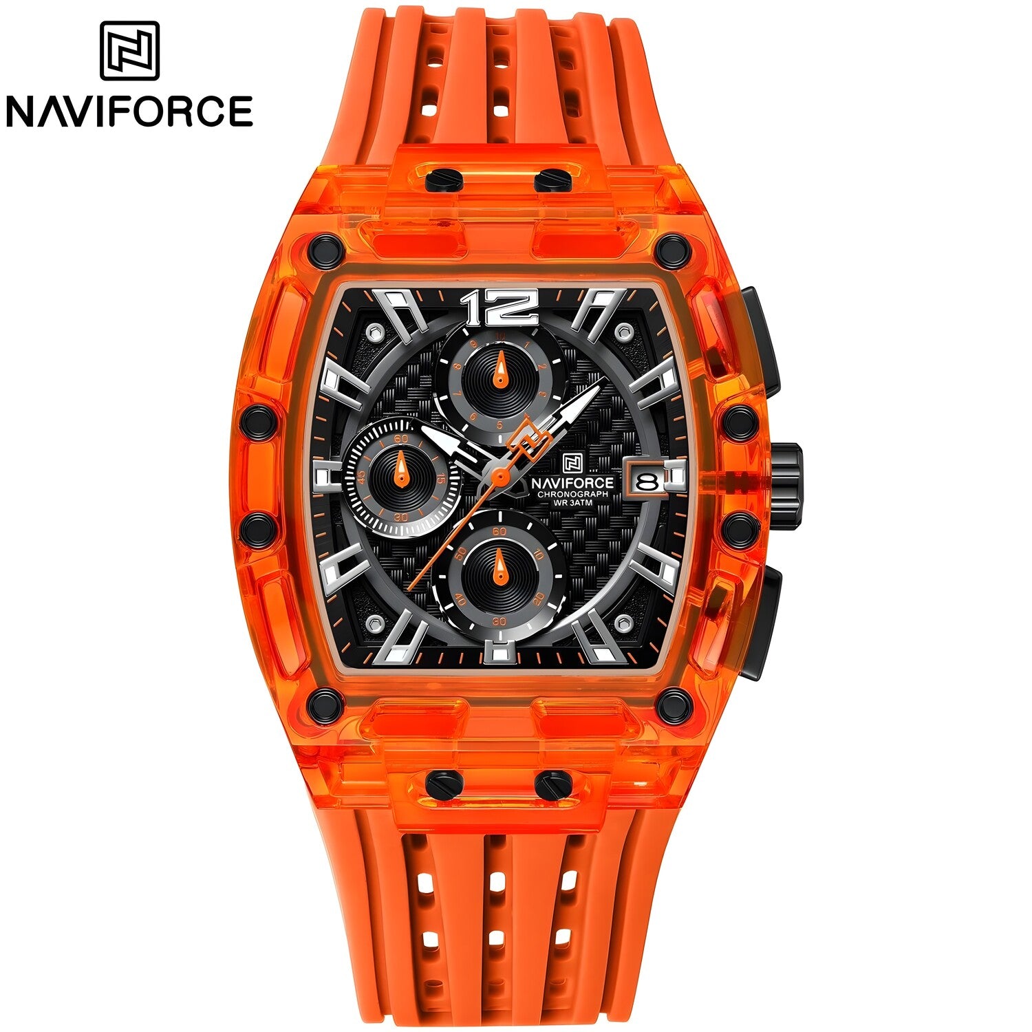 Sat NAVIFORCE SI-38620 - Narančasta / Crna KP38620