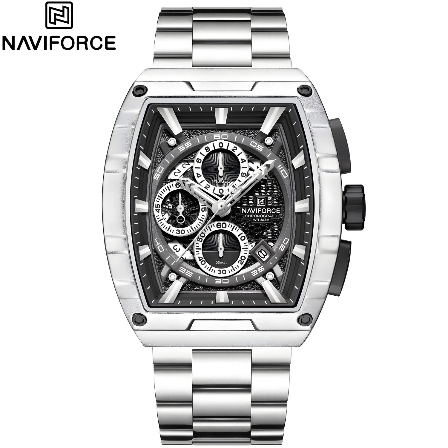 Sat NAVIFORCE TN-38585 - Srebrna / Crna KP38585