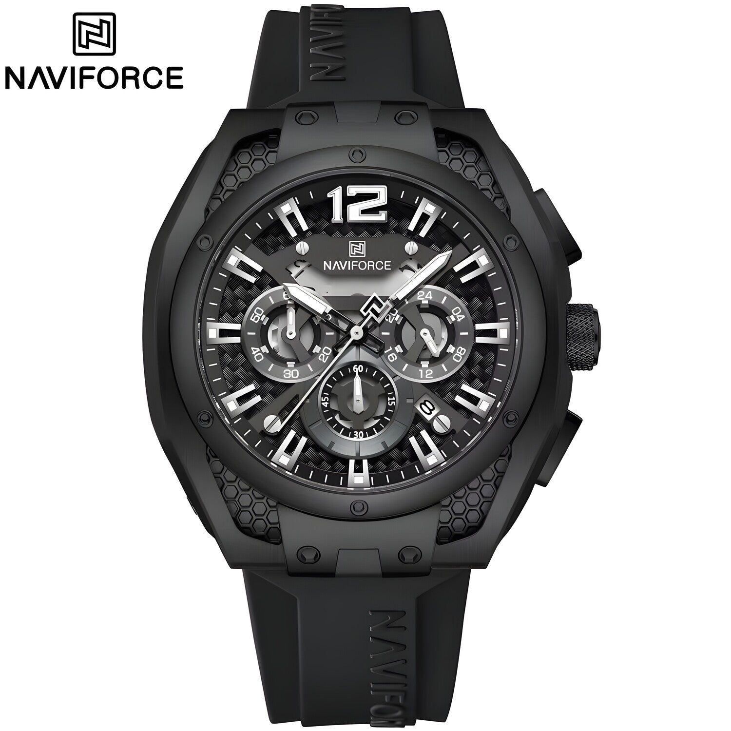 Sat NAVIFORCE MA-38609 - Crna KP38609