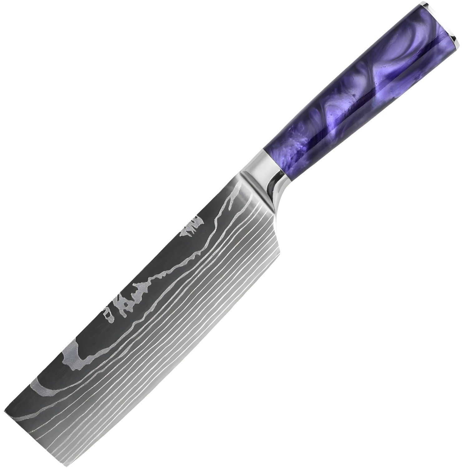 Kuhinjski nož BL - 39314 - Nakiri / Ljubičasti KP39314