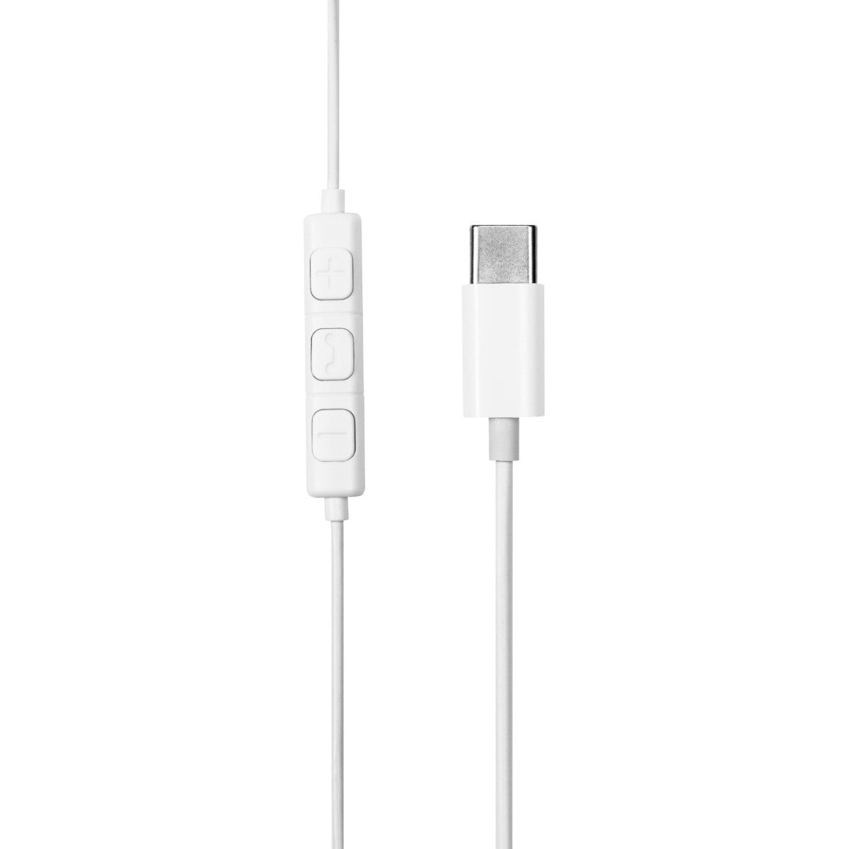 STREETZ slušalice HL-W111 na žicu USB-C priključak BIJELE