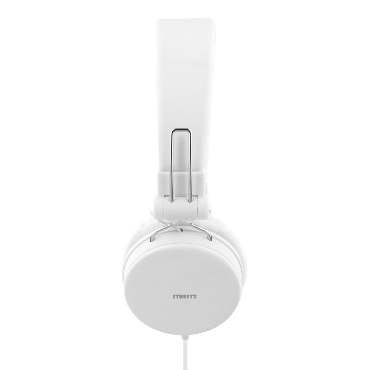 STREETZ H300 Slušalice s mikrofonom, sklopive, 3,5 mm priključak, 1 tipka daljinski, 1,5 m, bijele