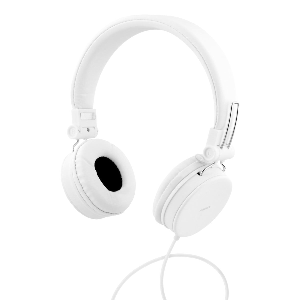 STREETZ H300 Slušalice s mikrofonom, sklopive, 3,5 mm priključak, 1 tipka daljinski, 1,5 m, bijele