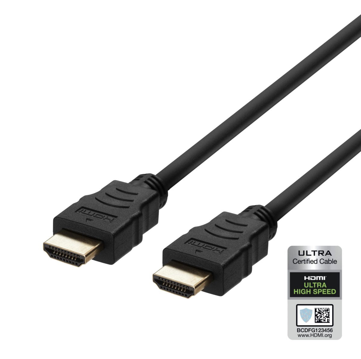DELTACO Kabel Ultra High Speed HDMI ARC, QMS, 8K u 60Hz, 4K UHD u 120Hz, 3m, crni