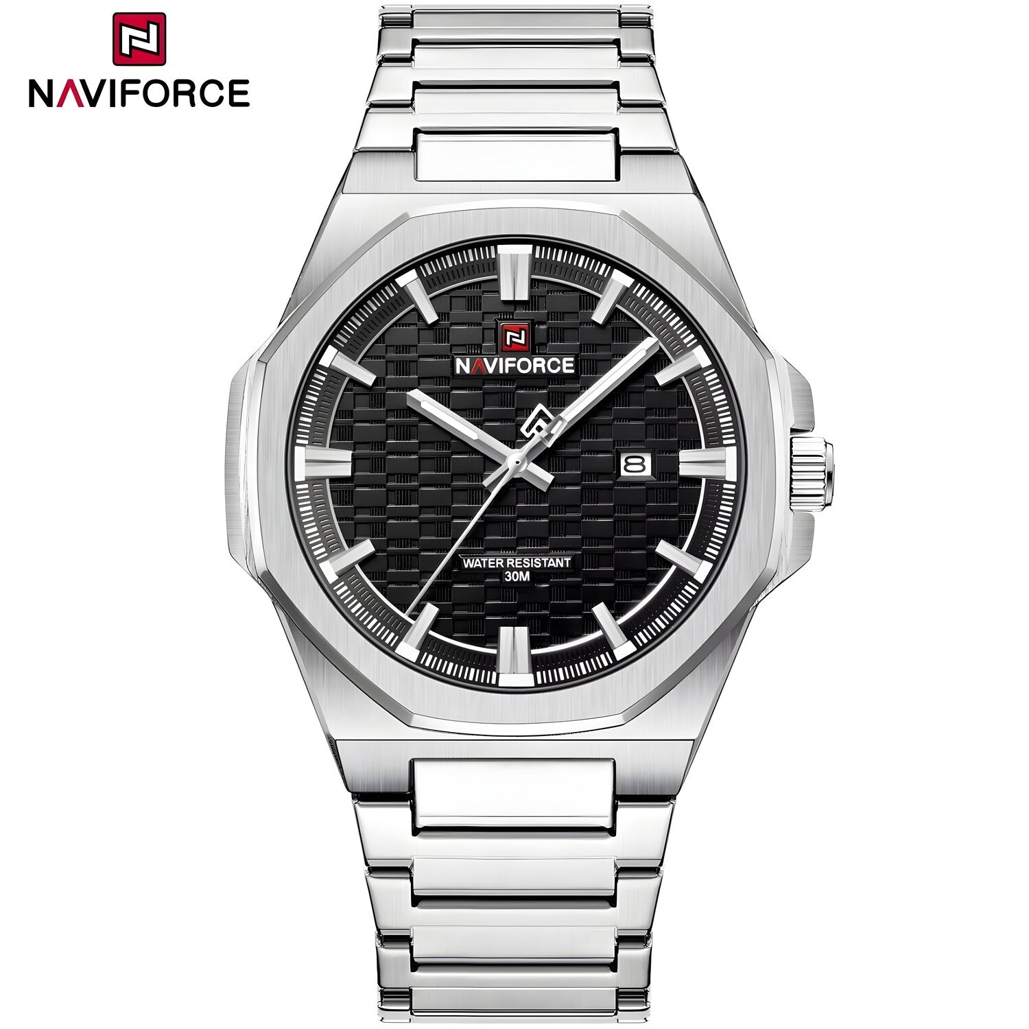 Sat NAVIFORCE ST-38657 - Srebrna / Crna KP38657