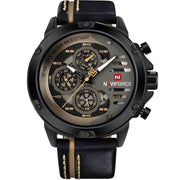 Sat NAVIFORCE PR-2842 - Crni / Smeđi KP2842