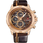 NAVIFORCE PR-2846 sat - Smeđi / Zlatni KP2846