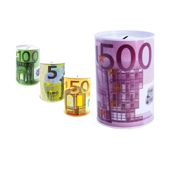 Kasica limena Euro 100