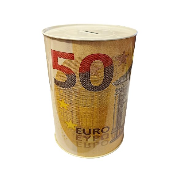 Kasica limena Euro 100