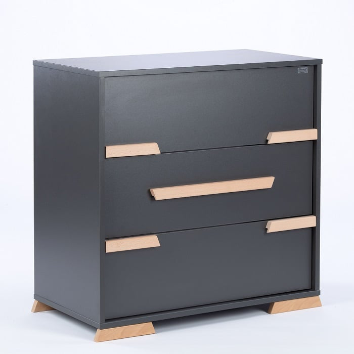 Drewex komoda Leo graphite/beach
