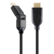 Belkin Dual Swivel HDMI kabel – 2 m - Crna KP36398