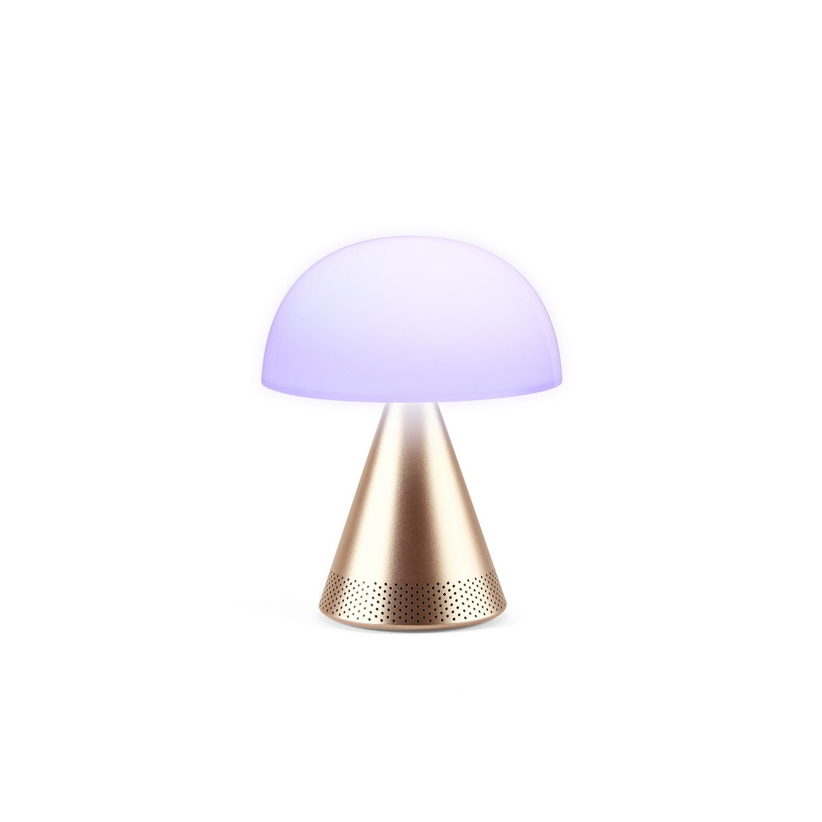 Lexon MINA L AUDIO prijenosna lampa s bluetooth zvučnikom ZLATNA