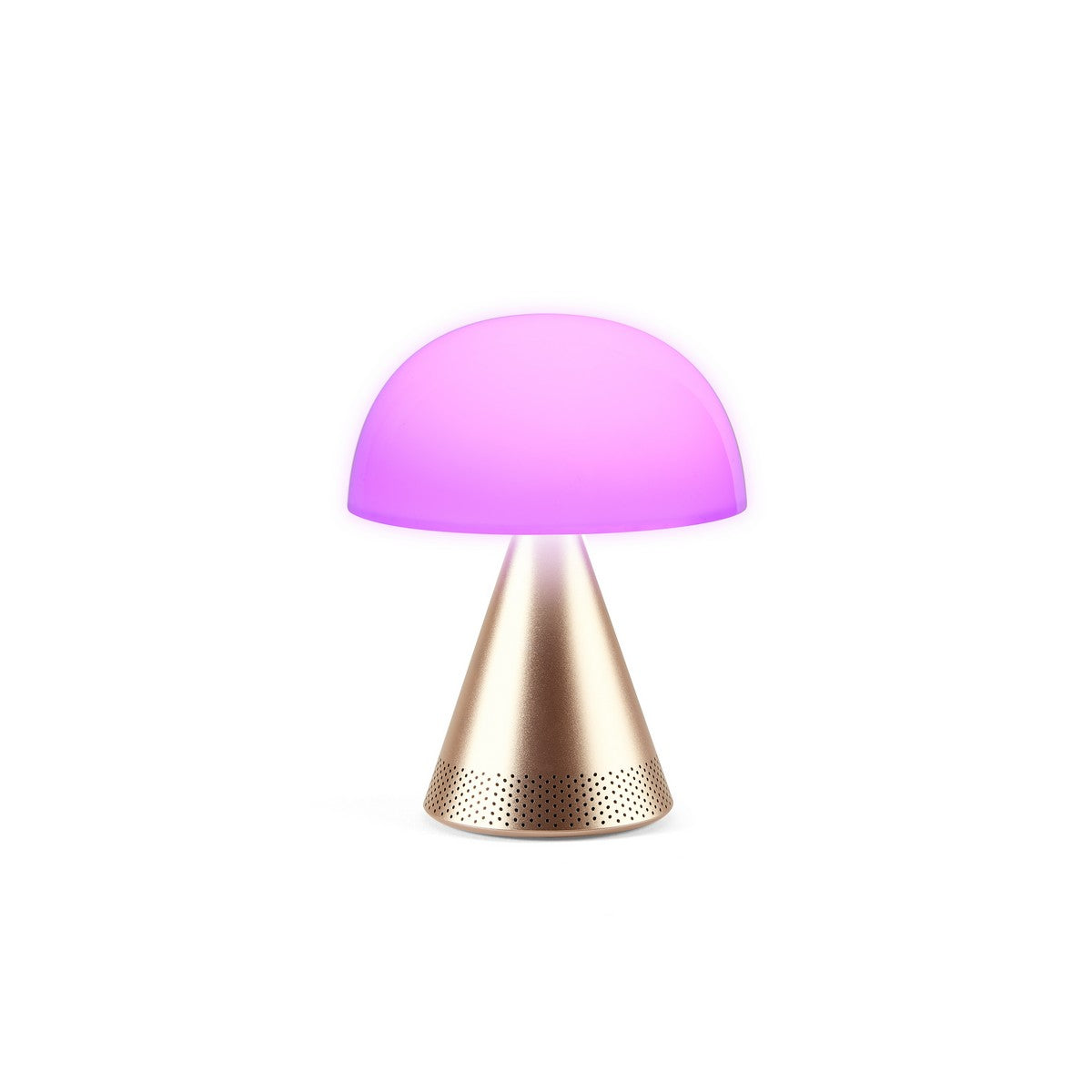 Lexon MINA L AUDIO prijenosna lampa s bluetooth zvučnikom ZLATNA
