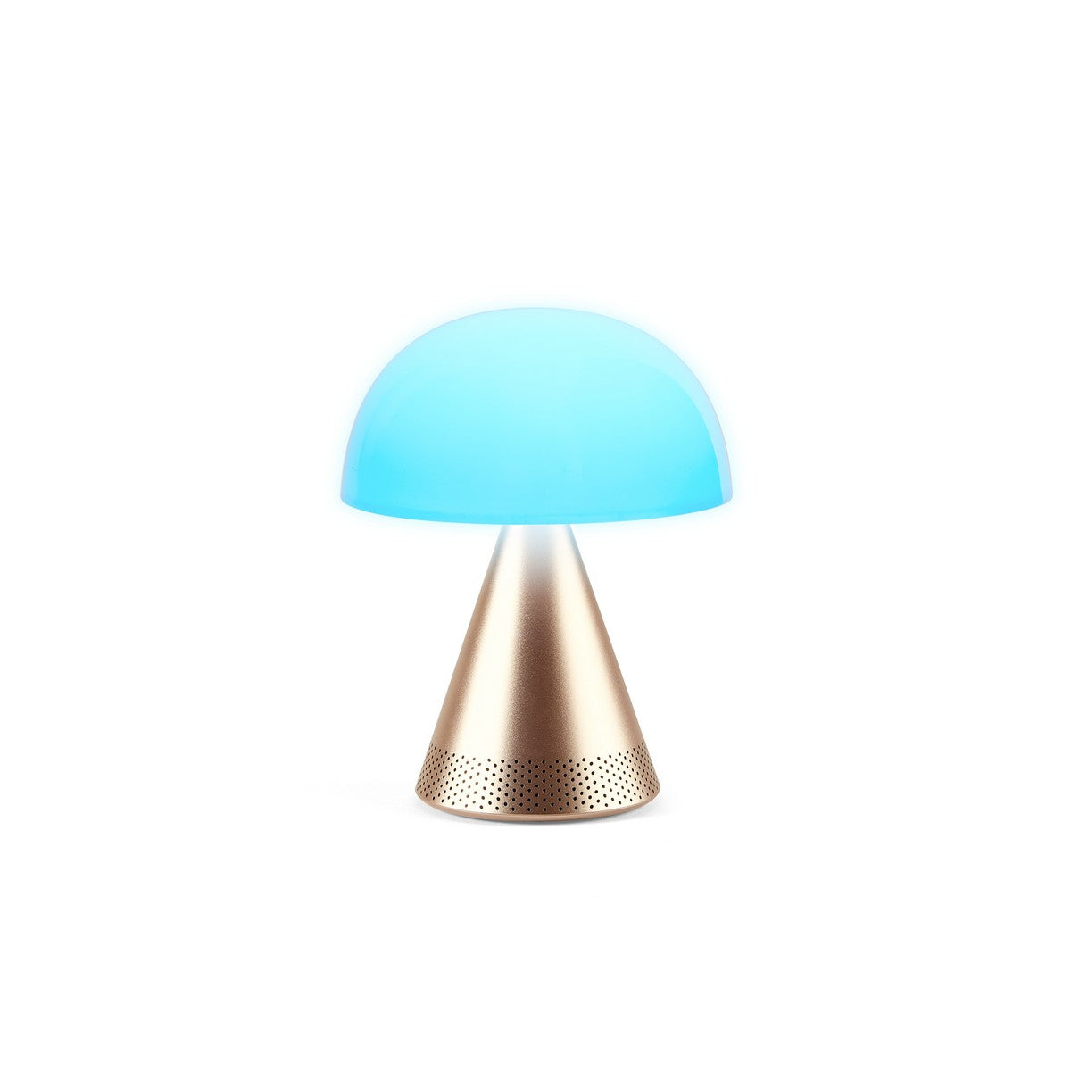 Lexon MINA L AUDIO prijenosna lampa s bluetooth zvučnikom ZLATNA