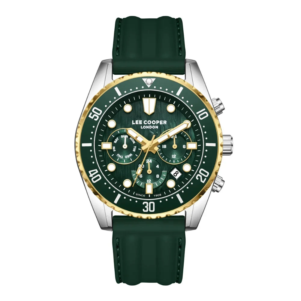 RUČNI SAT LEE COOPER 8335 - Brojčanik zelena, remen zelena
