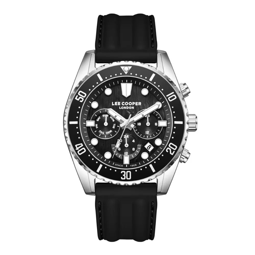 RUČNI SAT LEE COOPER 8335 - Brojčanik crna, remen crna