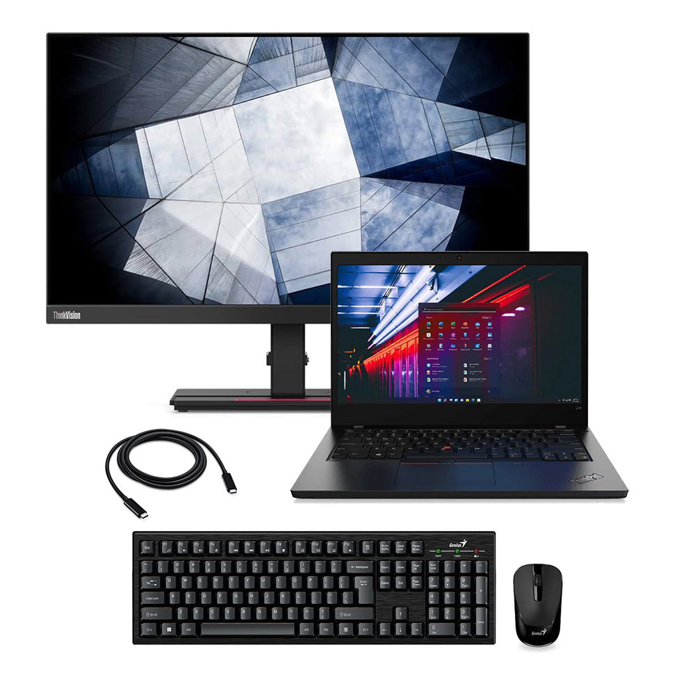 Lenovo ThinkPad L14 Gen2 i3-1115G7, 16 GB, 256 GB SSD + 24'' 2k USB-C